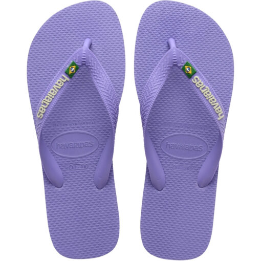 Havaianas Slippers Unisex Brazil Logo  - Purple Paisley Unisex