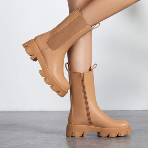Linda støvle - - Camel Unisex Camel