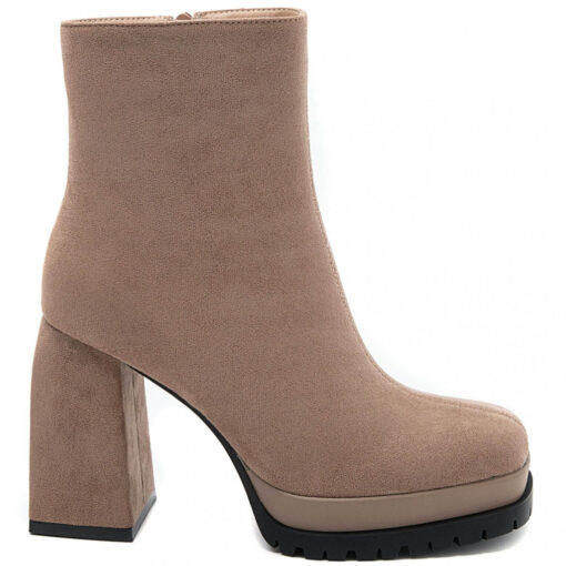 Lyna dame støvle  - Khaki Female Khaki