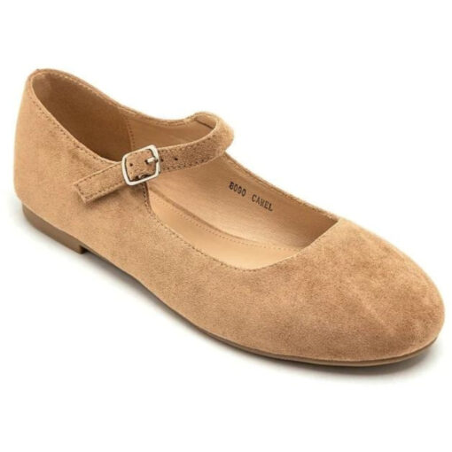 Sisse dame ballerinasko  - Camel Female Camel