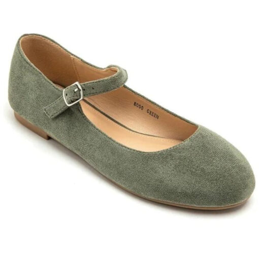 Sisse dame ballerinasko  - Green Female Grøn