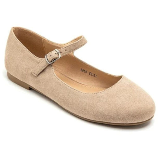 Sisse dame ballerinasko  - Kaki Female