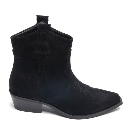 Vanessa Dame cowboystøvler A - Black Female Sort
